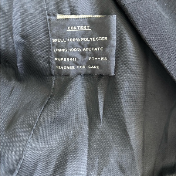 Vintage Donatella Jacket Black Full Zip Long Sleeve Women’s 12 Minimalist - Picture 10 of 10